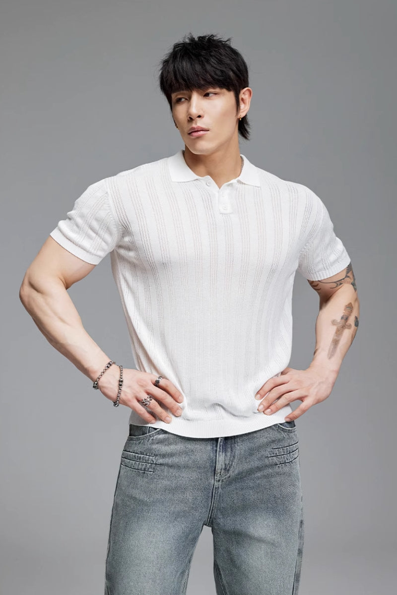 Slim Fit Breathable Polo Shirt #MD067