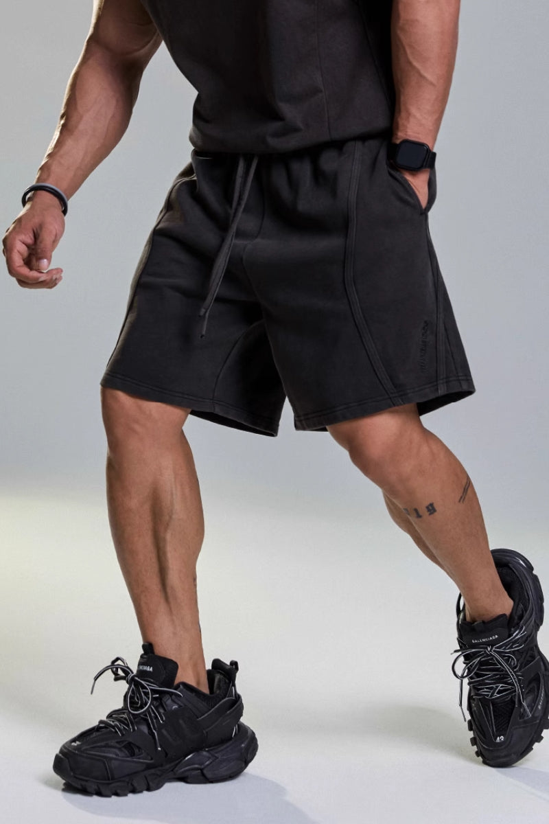 Wash Vintage Gym Shorts #MD069