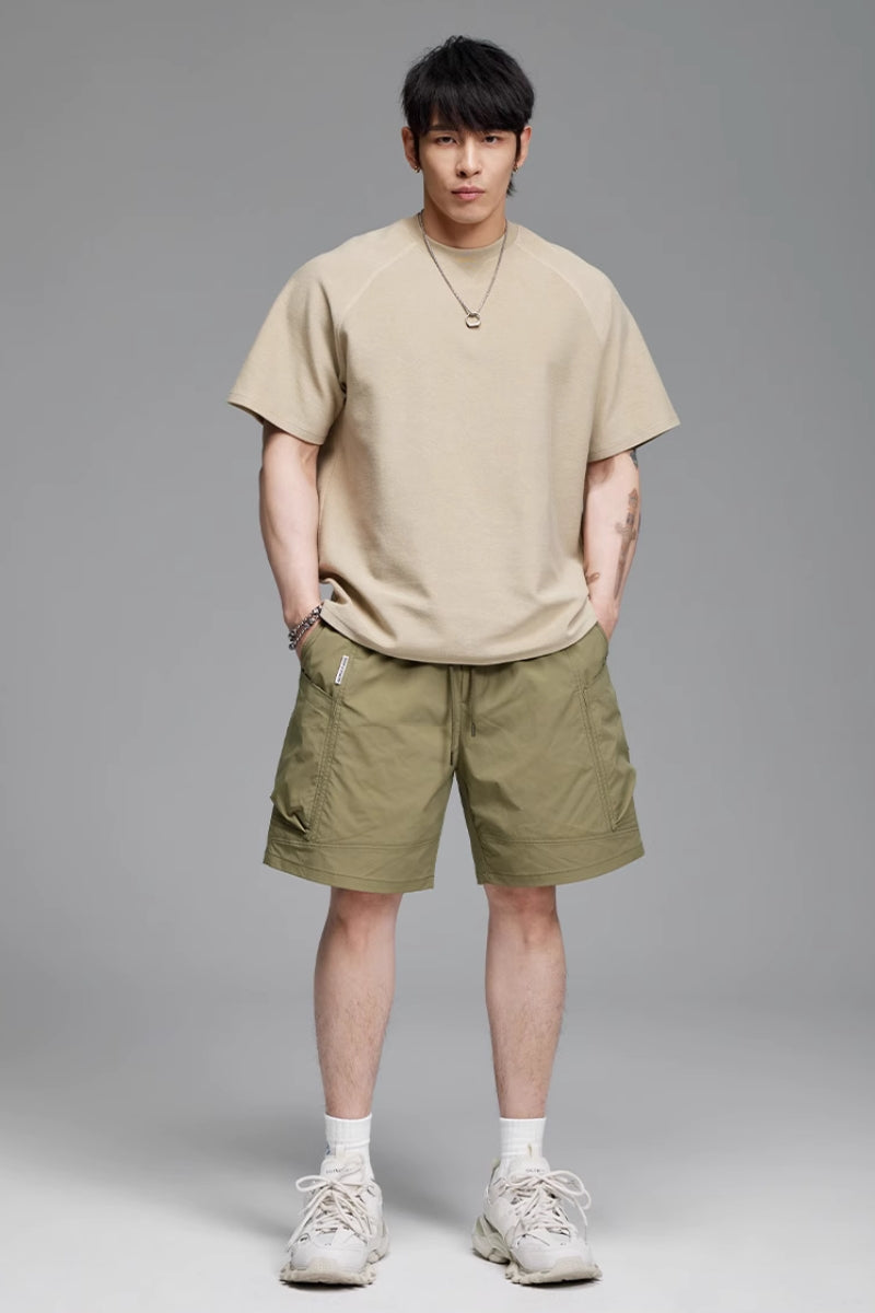 Heavy Texture Half Sleeve T-Shirt #MD055