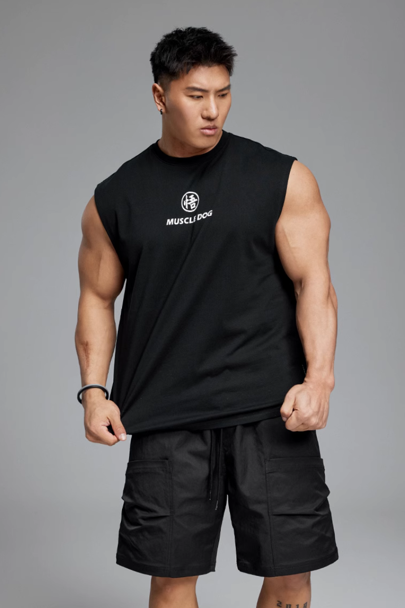 Back Collab Print Training sleeveless #MD064