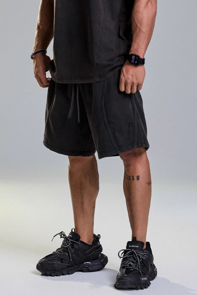 Wash Vintage Gym Shorts #MD069