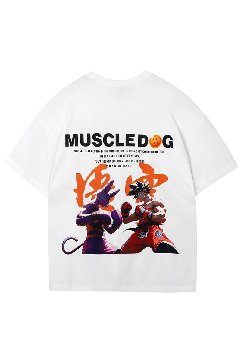 Loose Original Print Half Sleeve T-shirt #MD043
