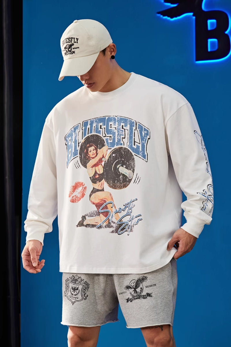 Power Art Oversized Long Sleeve #BF104