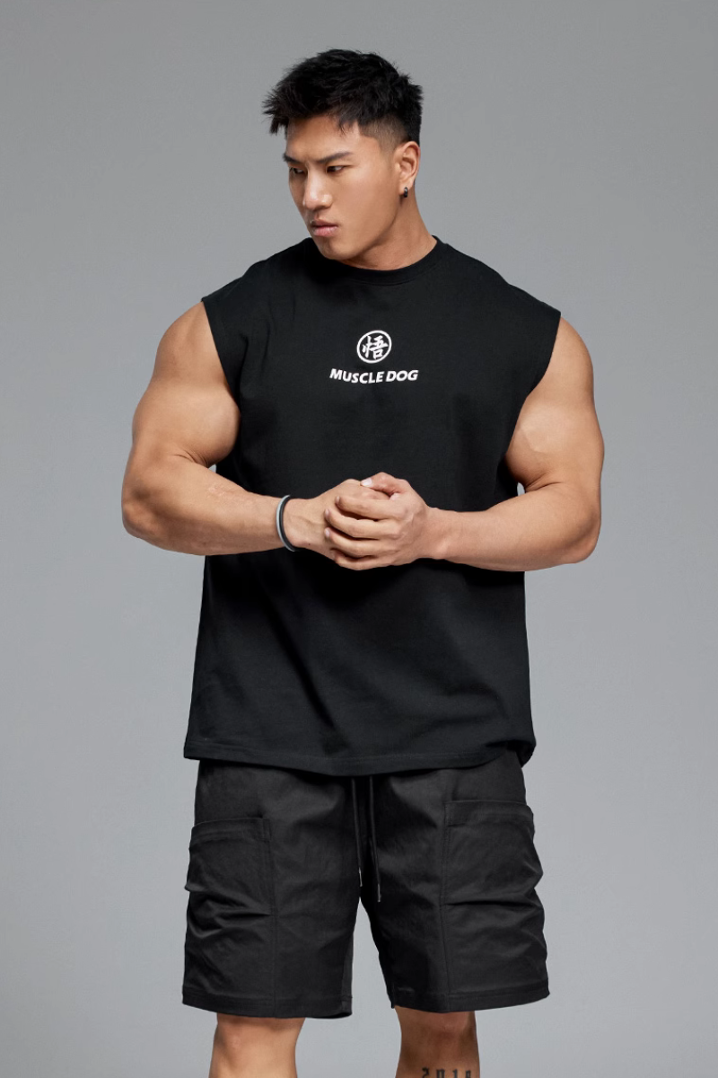 Back Collab Print Training sleeveless #MD064