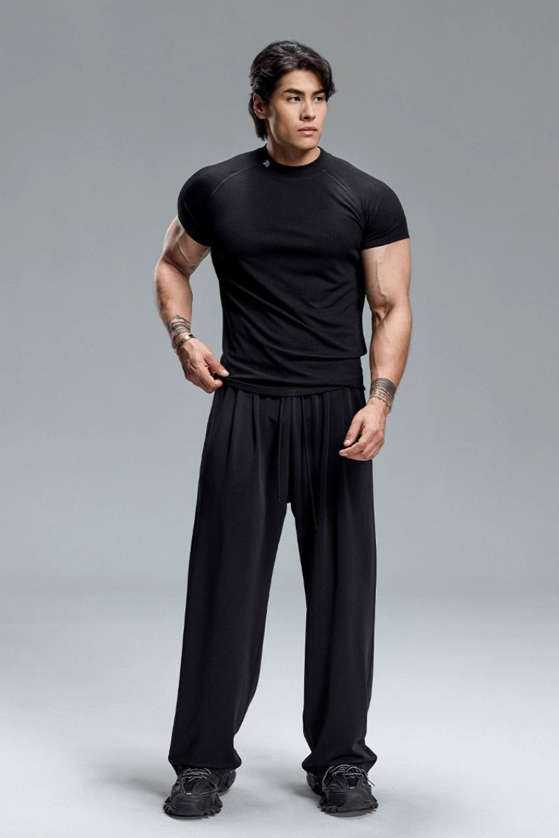 SlimFit High-Neck T-Shirt #MD097