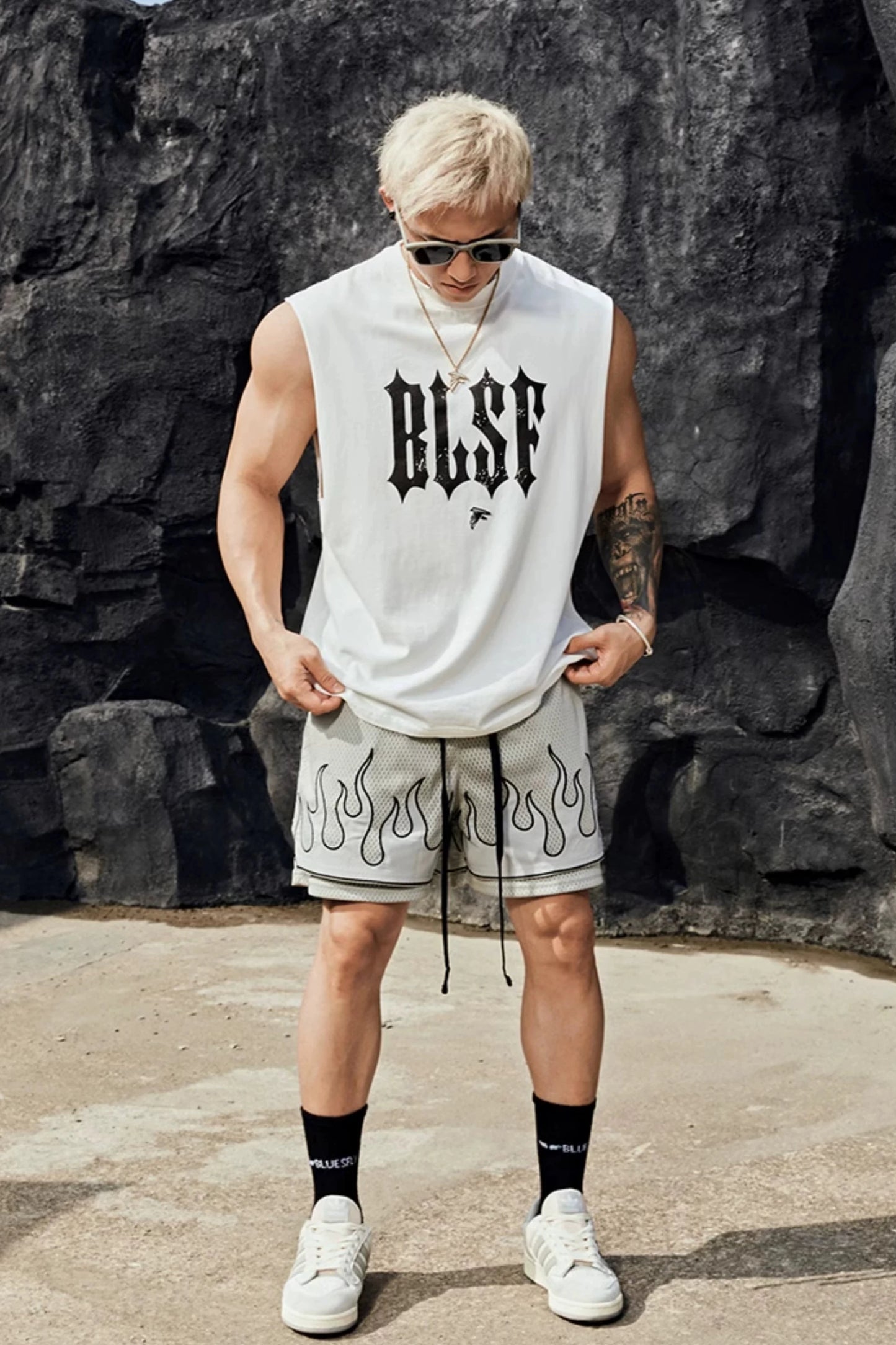 Gothic Print Sleeveless #BF022