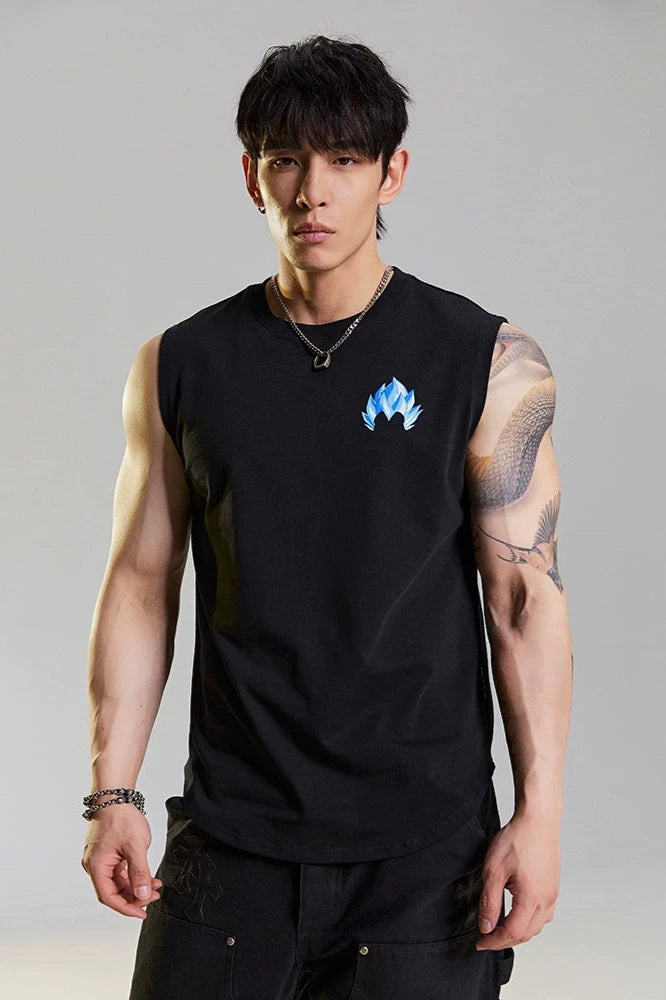 Loose Sleeveless Top #MD016