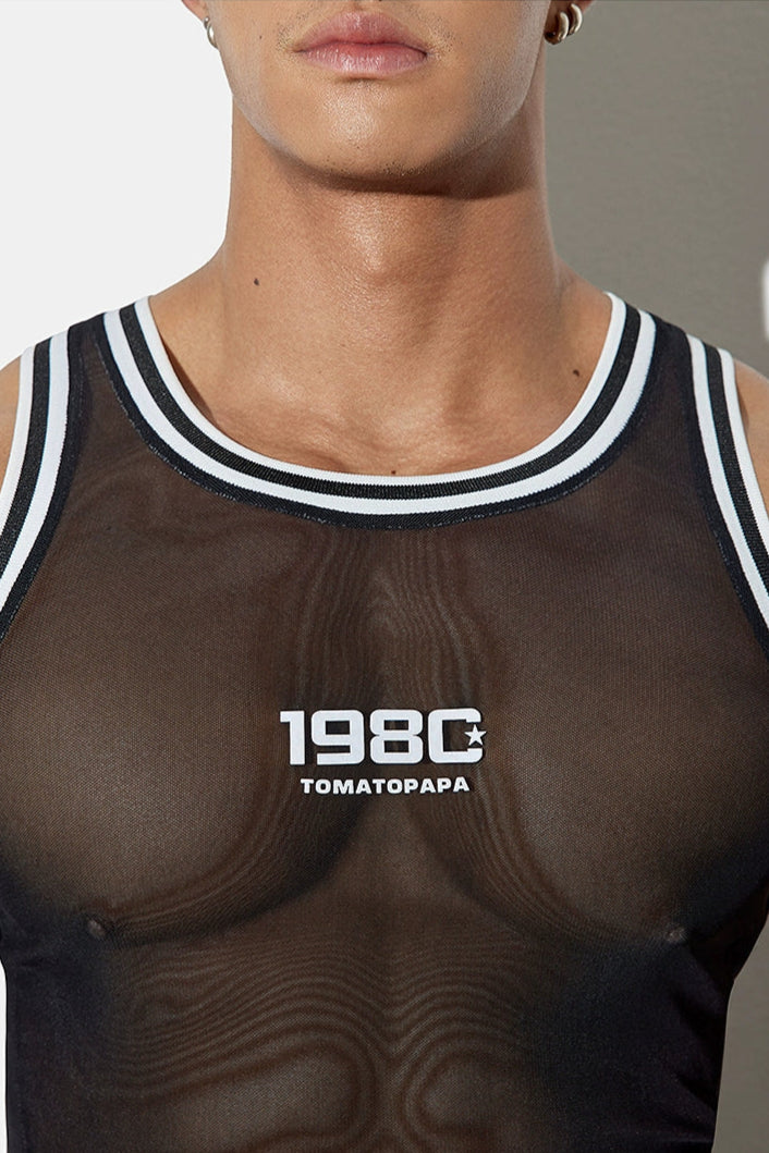 Slim Fit See-through Tanktop #TP002