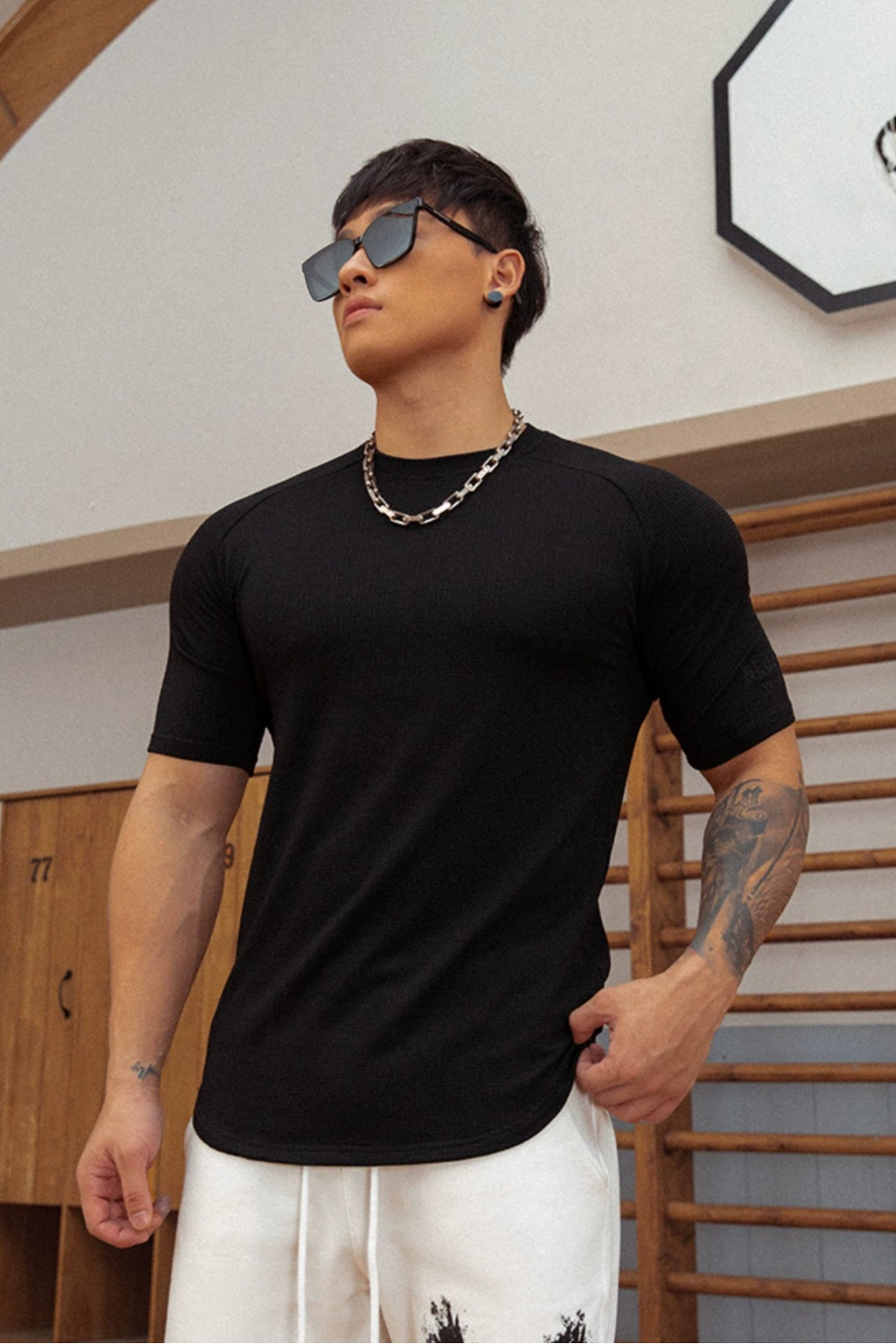 Slim Stretch Workout T-Shirt #BF033