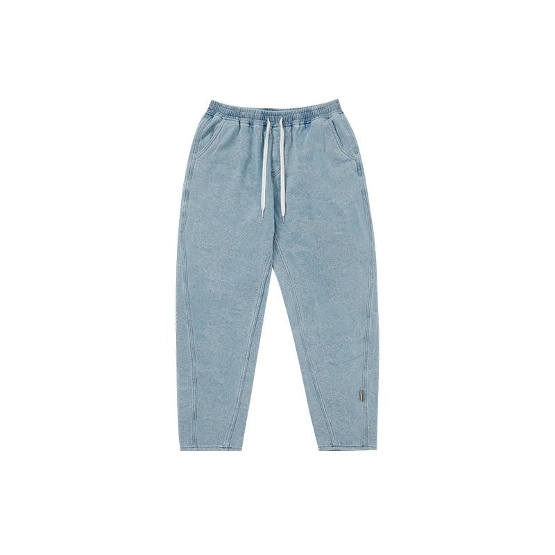 Textured Chill Denim Joggers #LM035