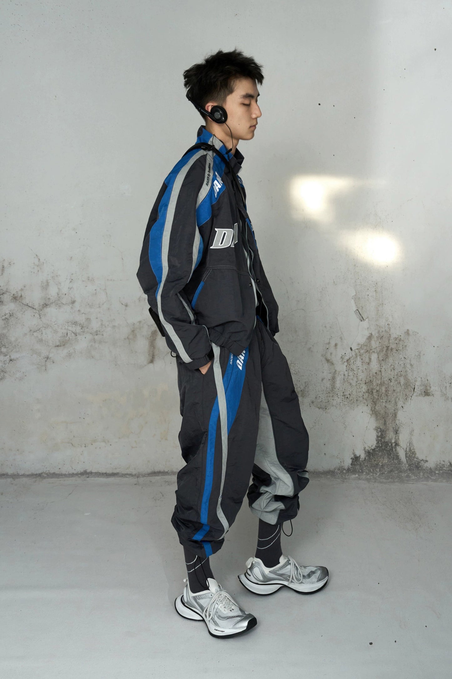Dark Track Racer Pants #YG011