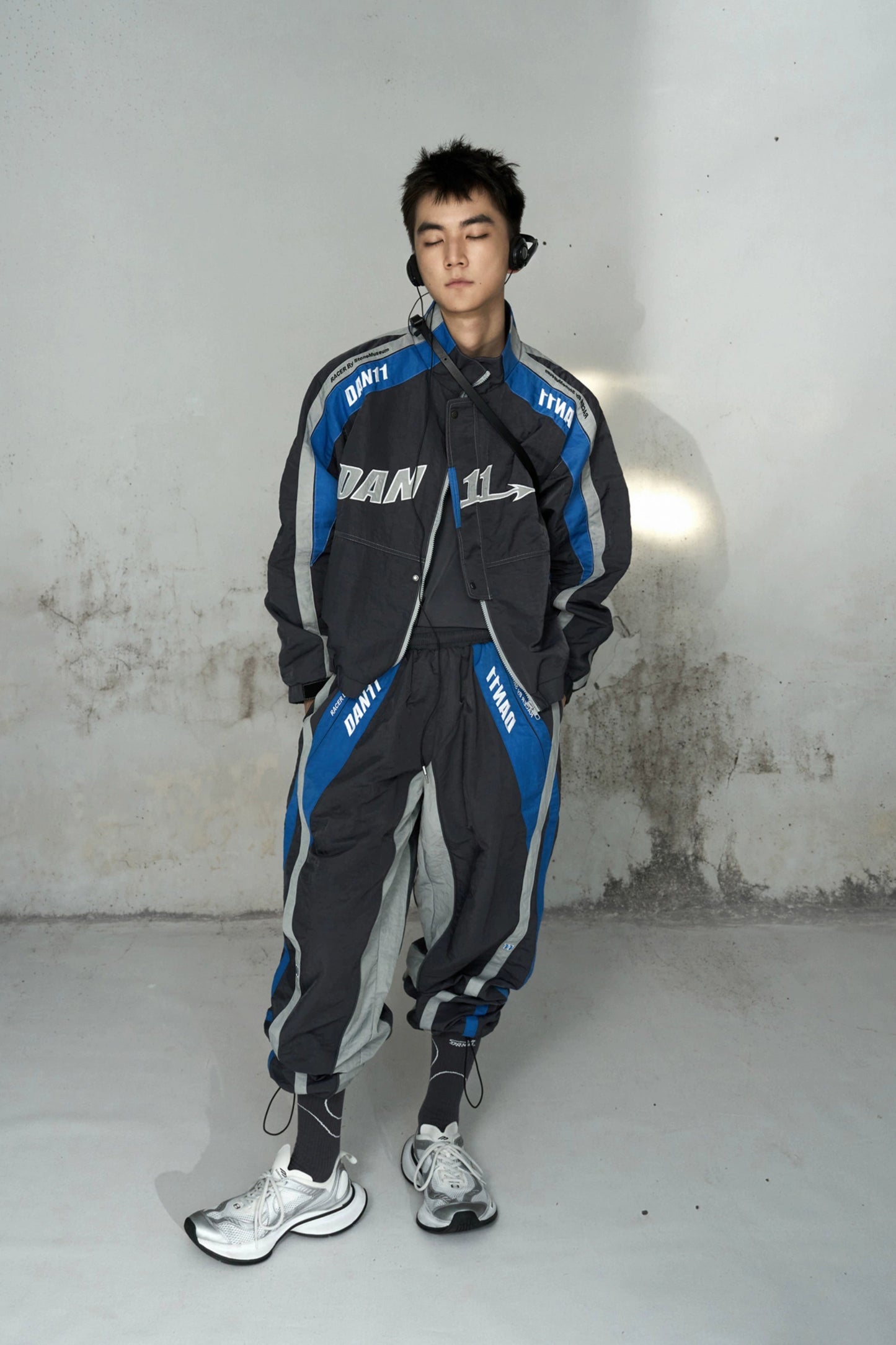 Dark Track Racer Pants #YG011