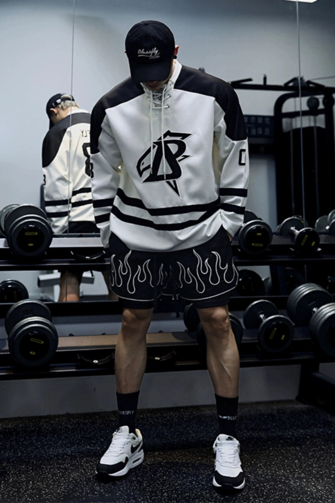 Crew Neck Athleisure Long Sleeve Shirt #BF030