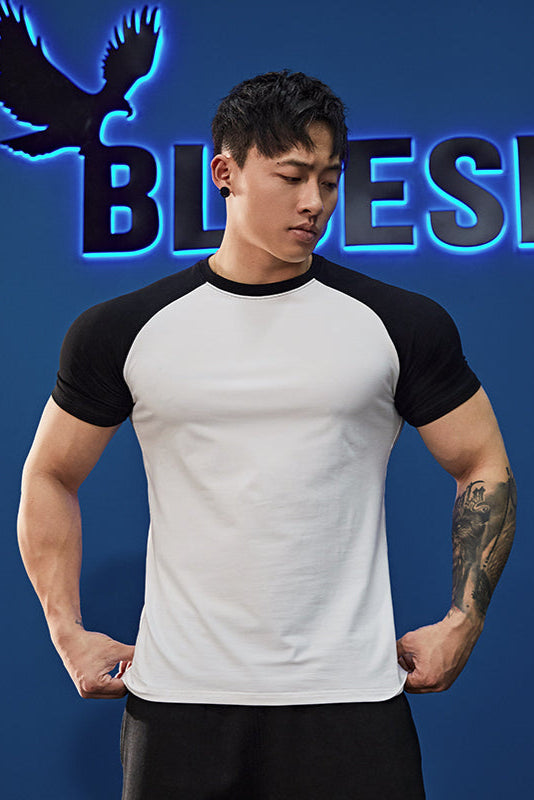 Raglan Training Short Sleeve T-Shirt #BF050