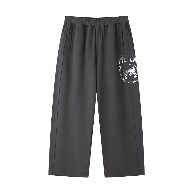 Fade Logo Wide Pants #TK026