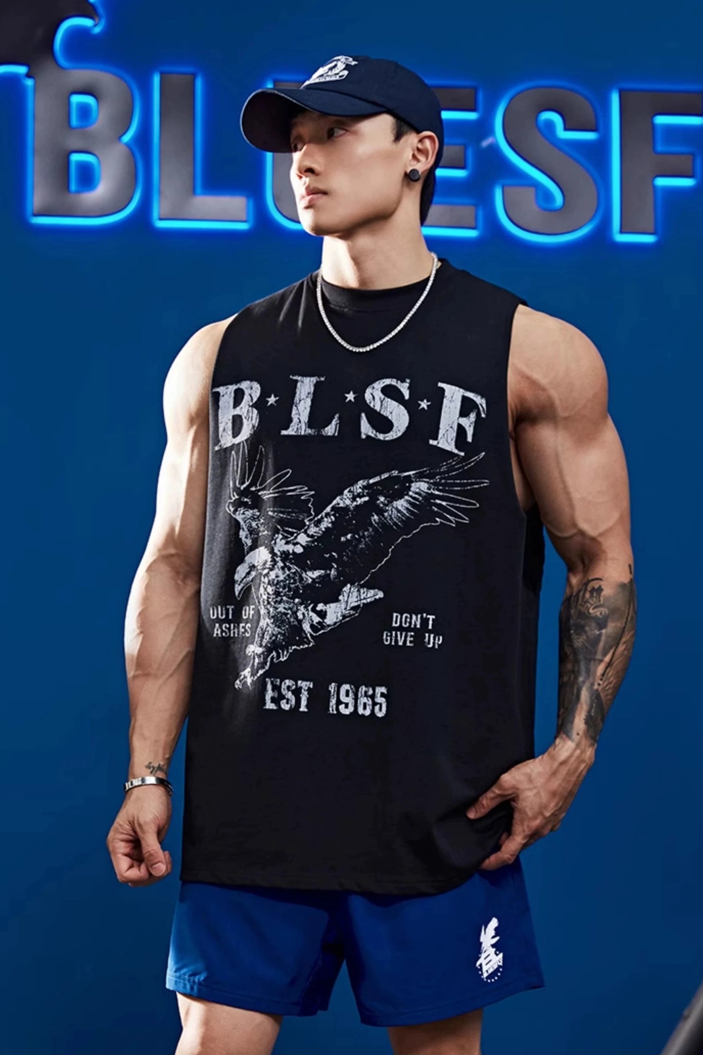 Street Muscle Sleeveless Shirt #BF007