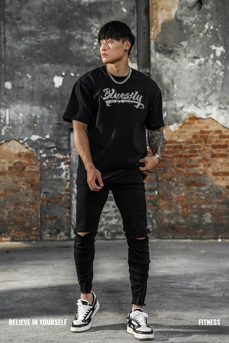 Half-sleeve fitness T-shirt #BF016