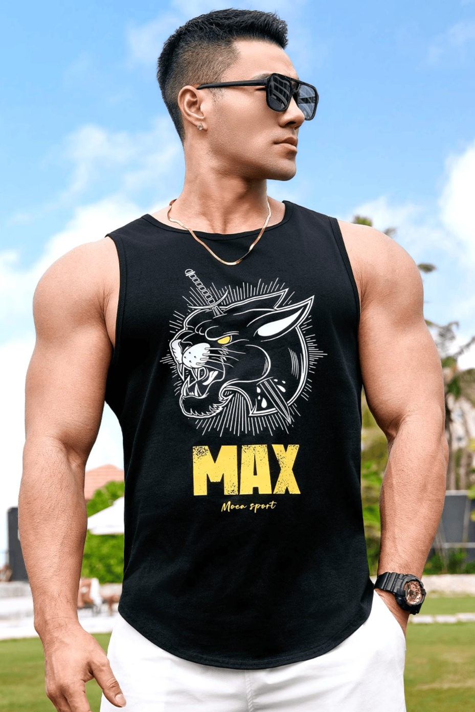 Tiger Power Tank Top #MS006