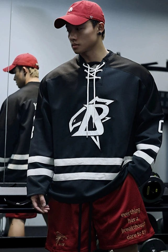 Crew Neck Athleisure Long Sleeve Shirt #BF030