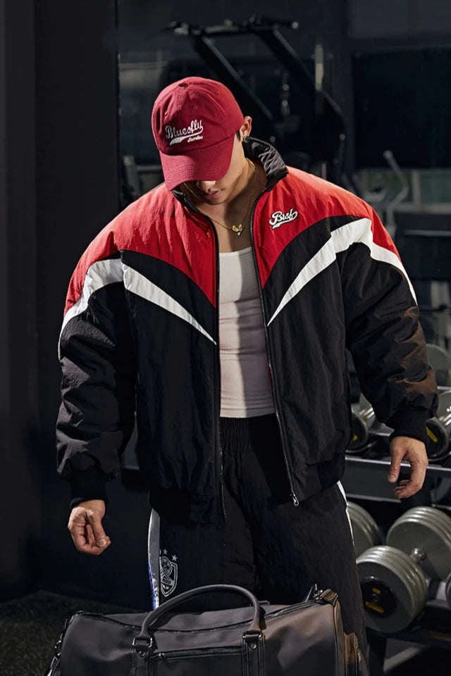 Cotton filling baseball jacket #BF040