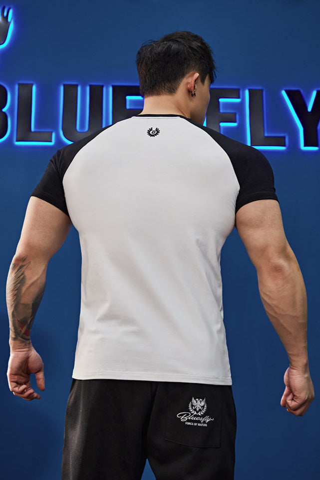 Raglan Training Short Sleeve T-Shirt #BF050