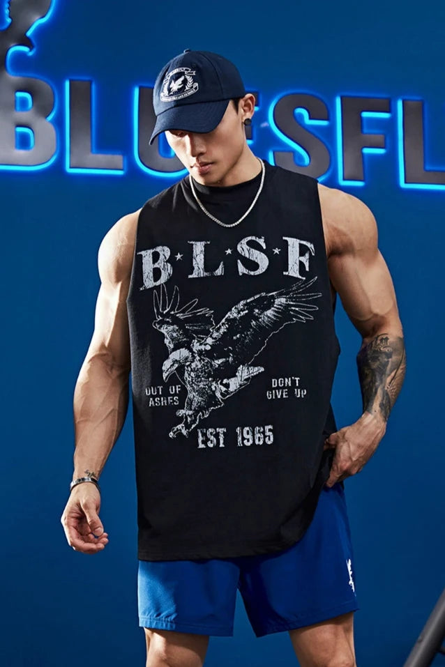 Street Muscle Sleeveless Shirt #BF007