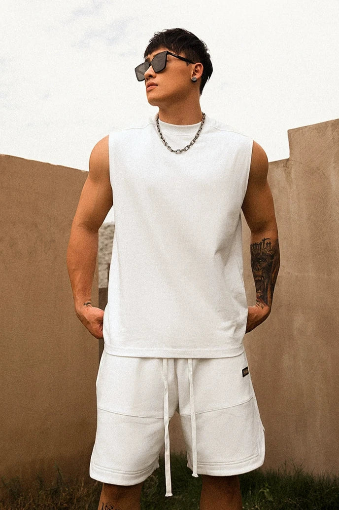 Loose Casual Sleeveless Shirt #BF009