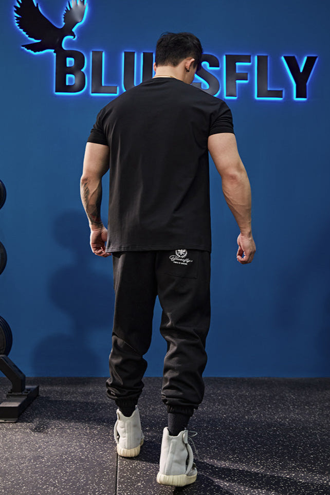 Fitness Back Logo Sweatpants #BF047