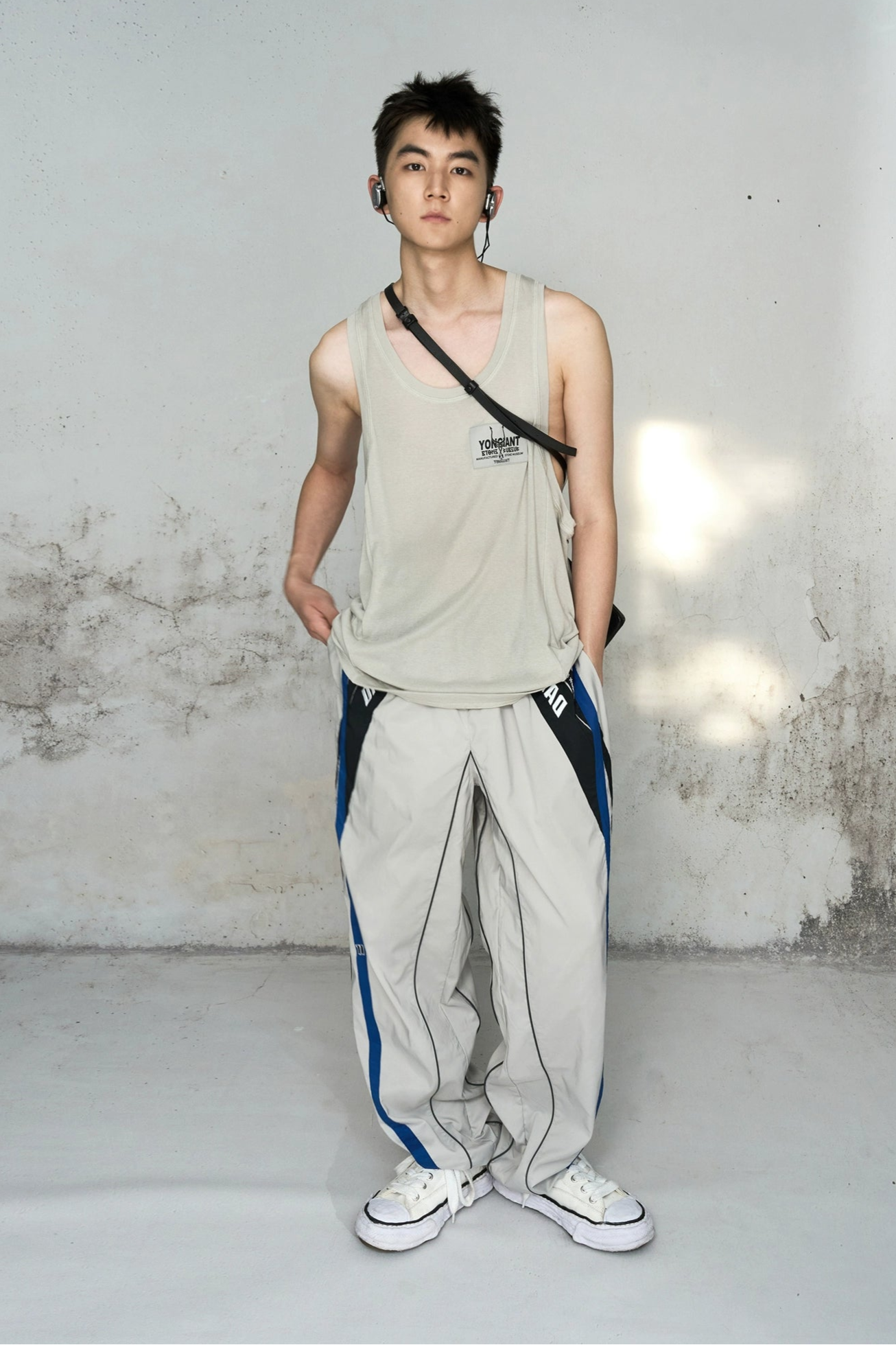 Gray Street Racer Pants #YG006