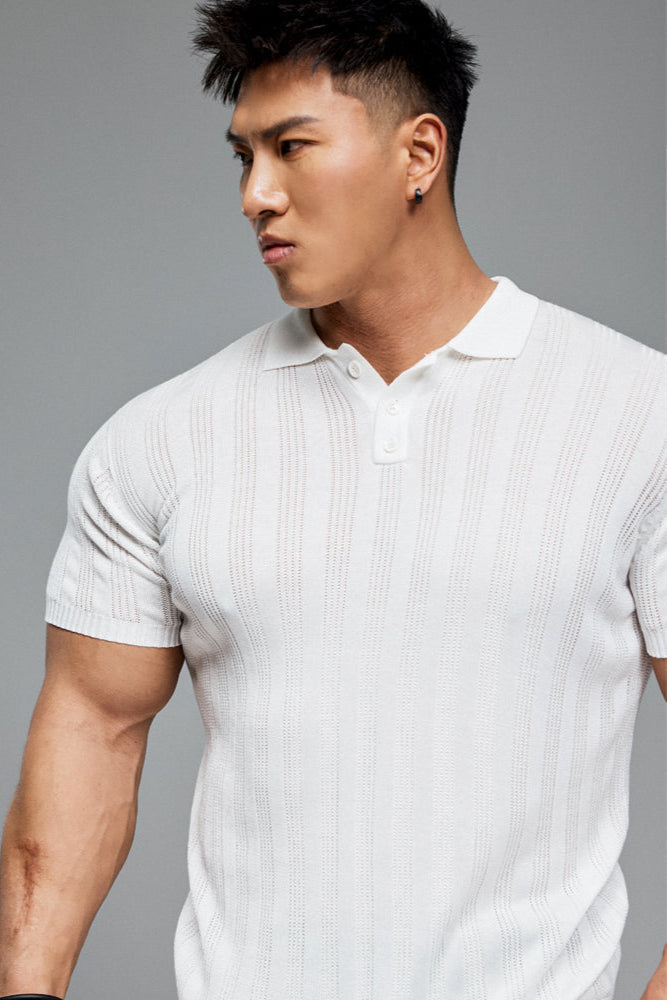 Slim Fit Breathable Polo Shirt #MD067