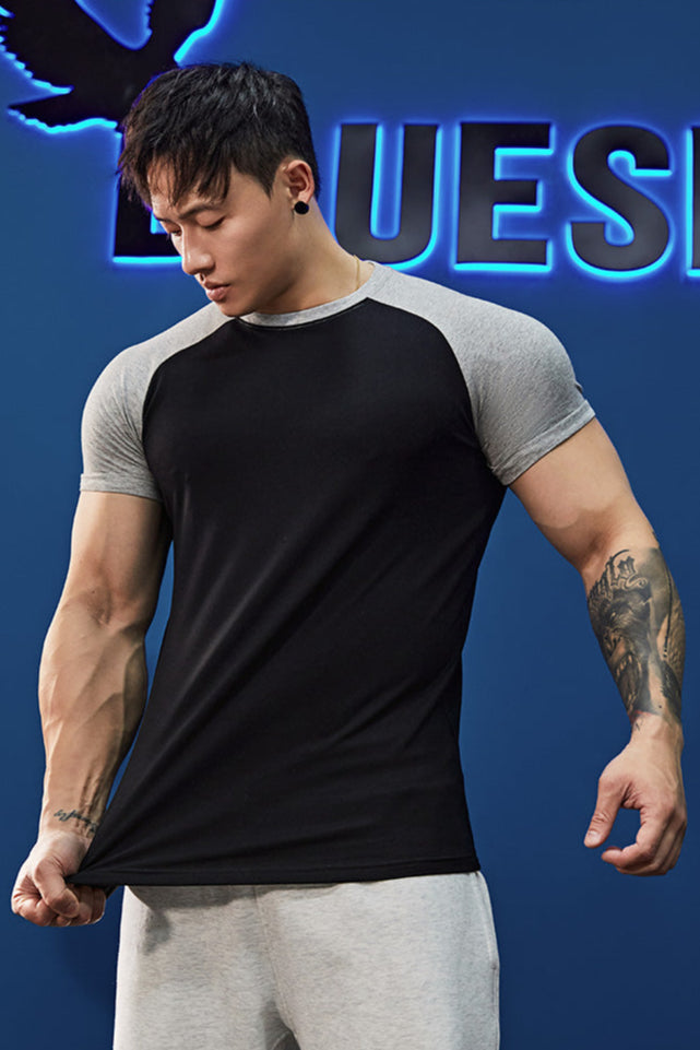 Raglan Training Short Sleeve T-Shirt #BF050