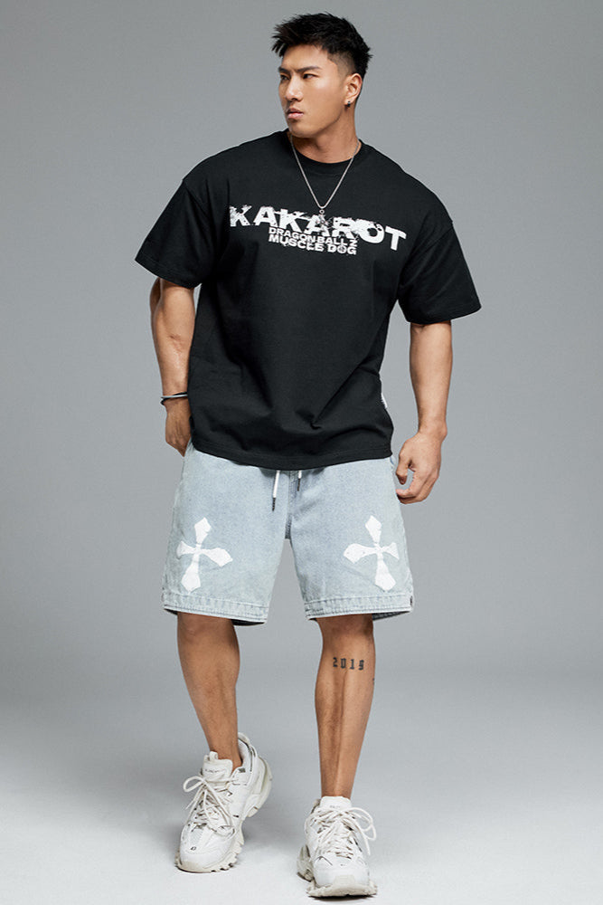 Casual Half Sleeve Collab T-Shirt #MD059