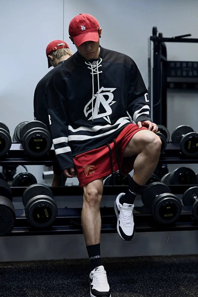 Crew Neck Athleisure Long Sleeve Shirt #BF030