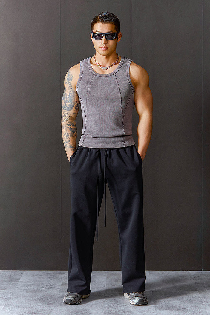 Slim Fit Heavy Wash Sleeveless #TP009
