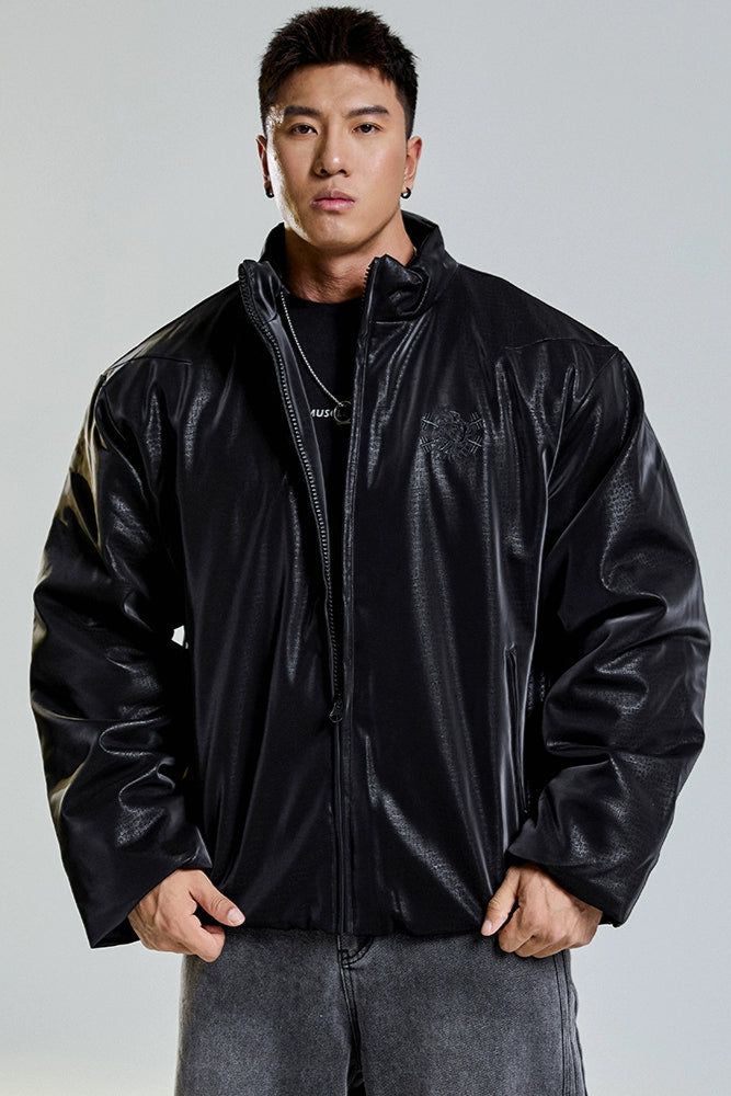 Elegant Black Sport Cotton Jacket #MD039