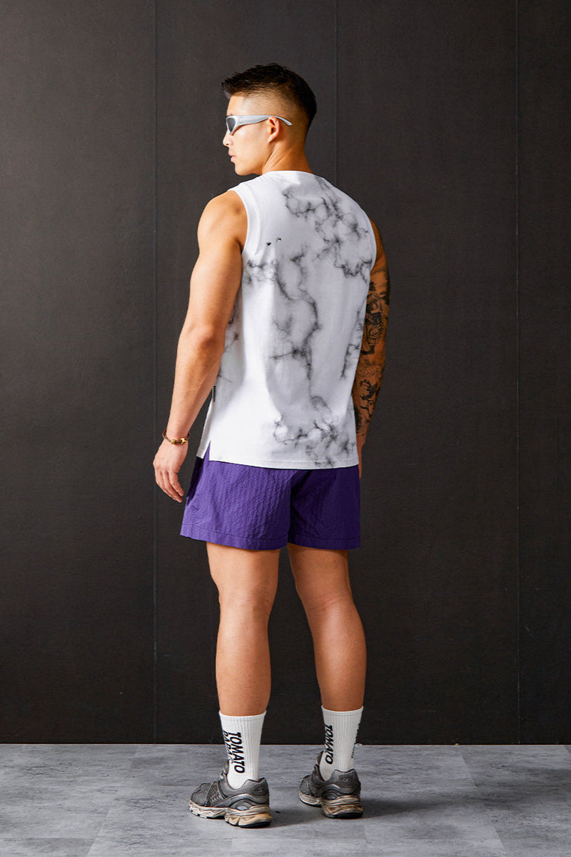 Double Collar Round Neck Sleeveless #TP010
