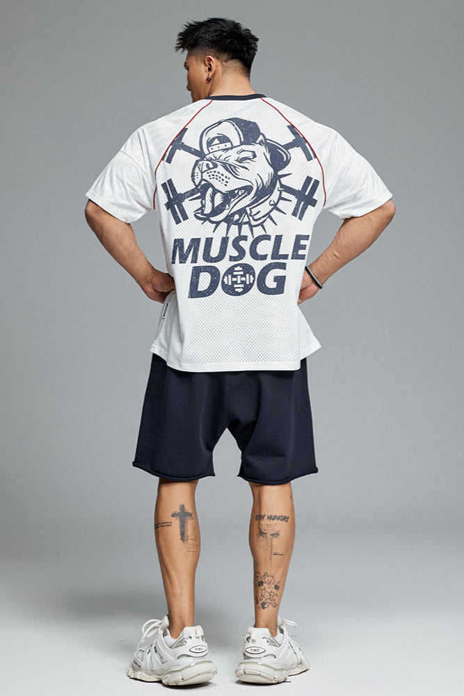 Soccer Collar Mesh T-Shirt #MD066