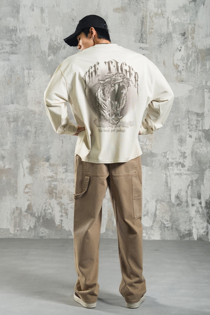 Beast series printed long sleeve #LM016