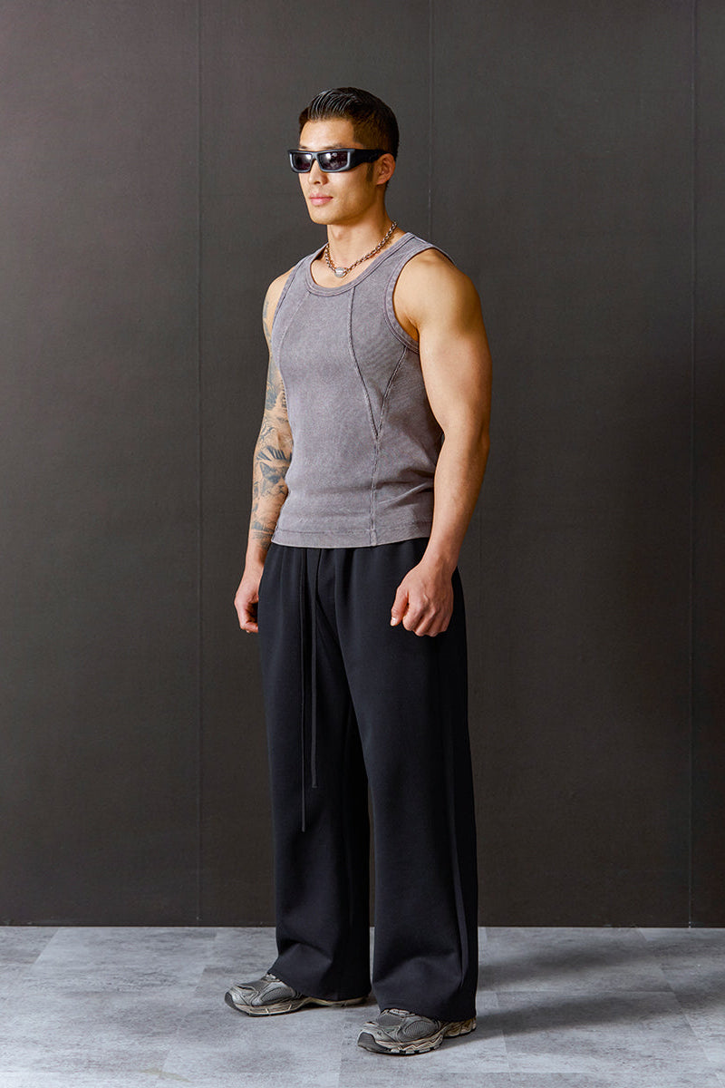 Slim Fit Heavy Wash Sleeveless #TP009