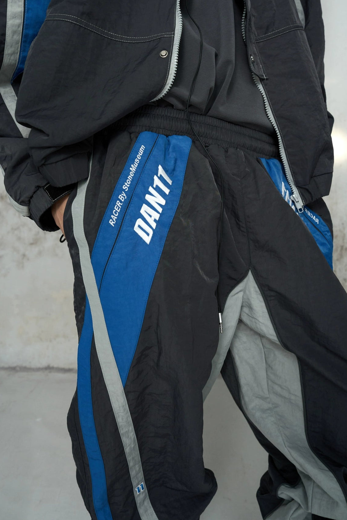 Dark Track Racer Pants #YG011
