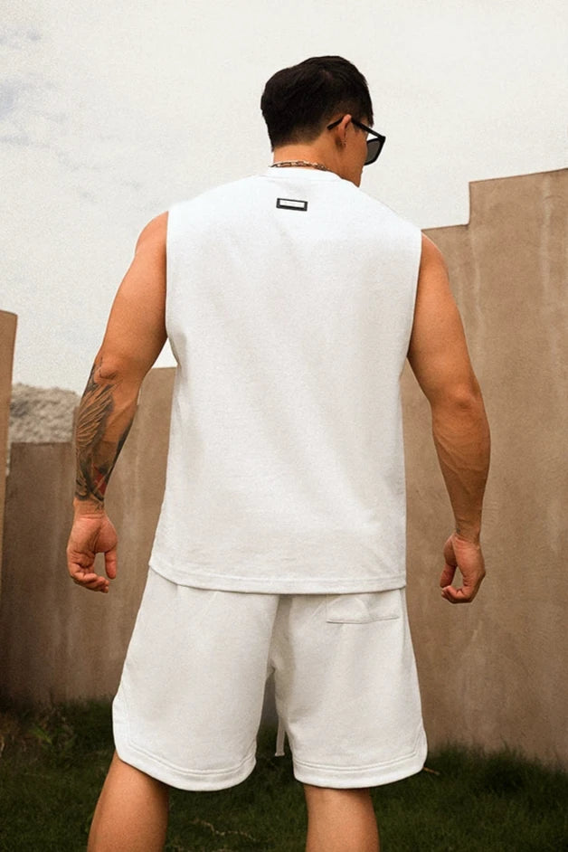 Loose Casual Sleeveless Shirt #BF009
