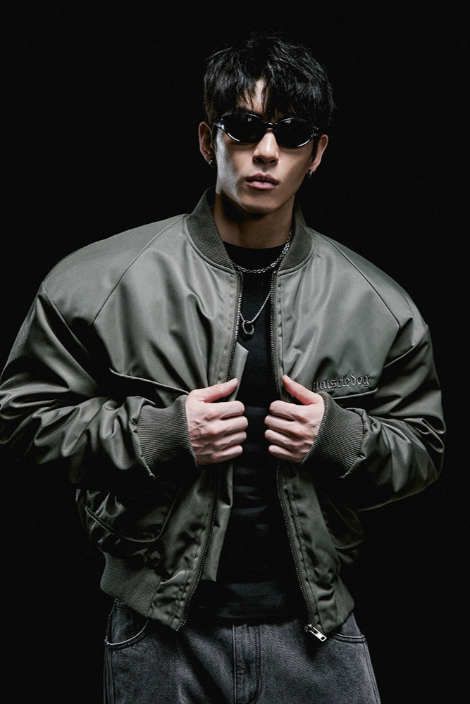 Army green Short Cotton Jacket #MD033