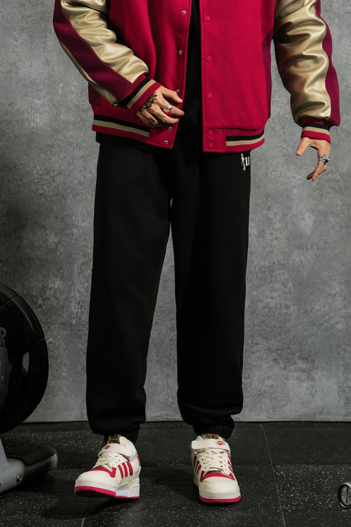 Wide-legged fitness sweatpants #LM023