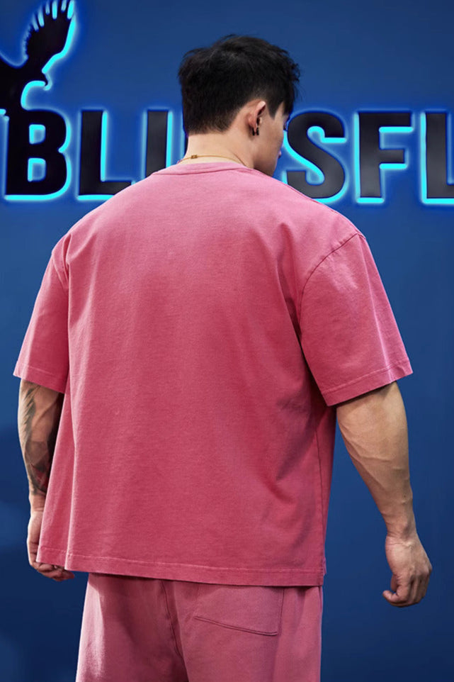 Heavy-duty half-sleeved T-shirt #BF051