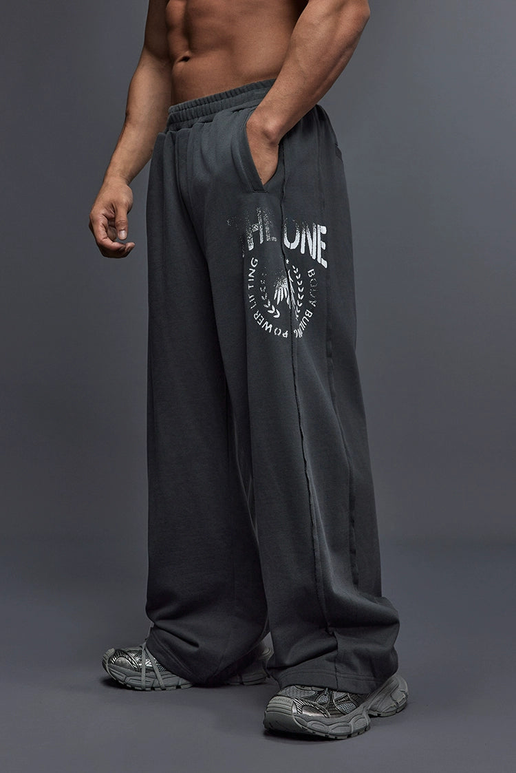 Fade Logo Wide Pants #TK026