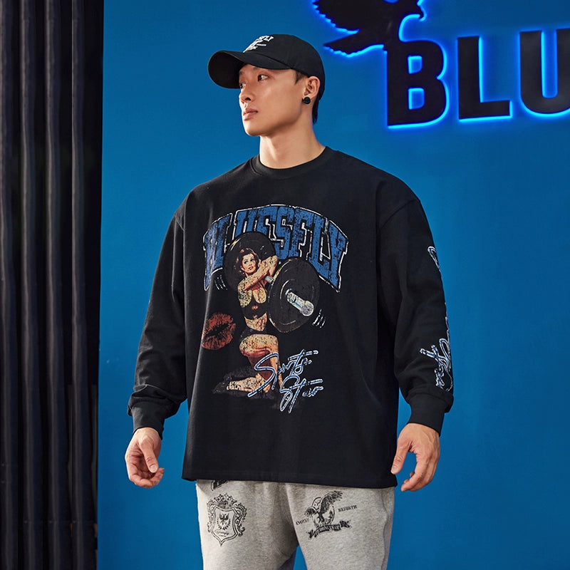 Power Art Oversized Long Sleeve #BF104