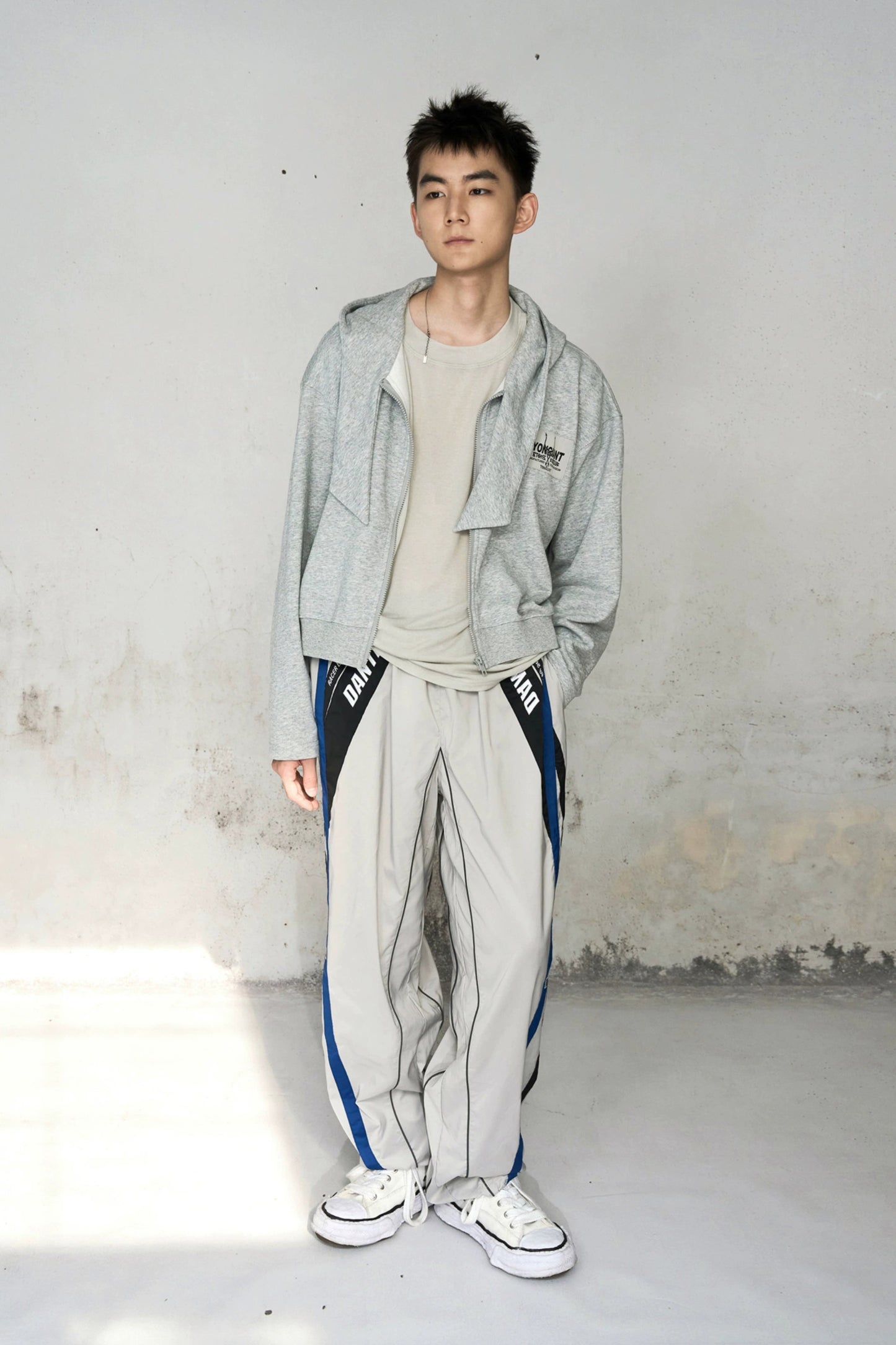 Gray Street Racer Pants #YG006