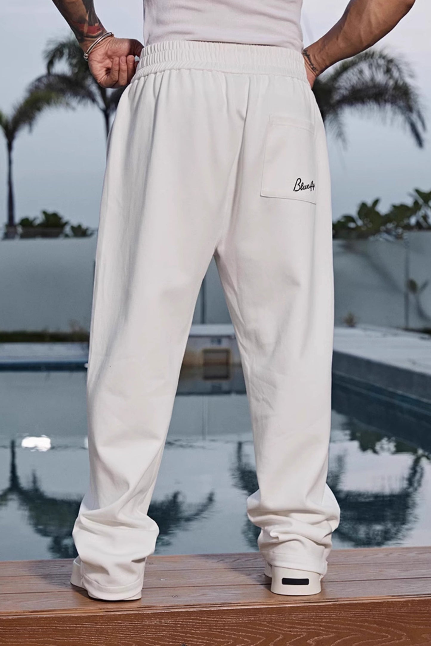 Straight Leg Loose Sweatpants #BF061