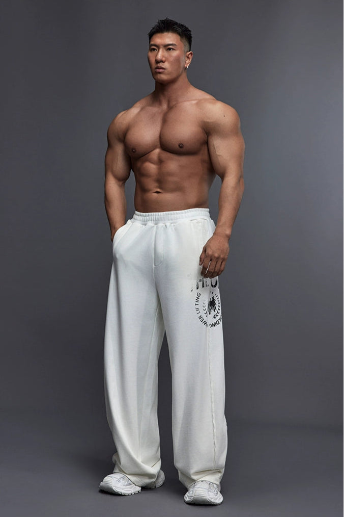 Fade Logo Wide Pants #TK026
