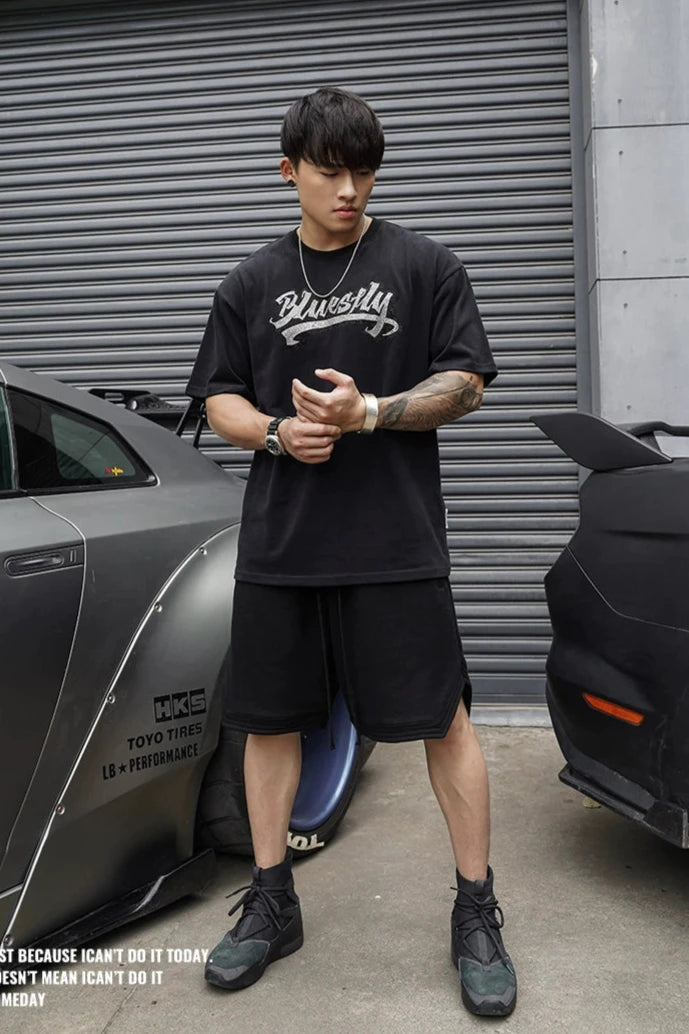 Half-sleeve fitness T-shirt #BF016